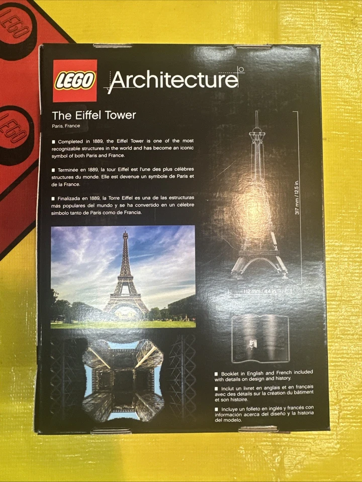 LEGO 21019 Eiffel Tower Architecture - BRAND NEW! SEALED! Free Shipping - Image 2 of 4