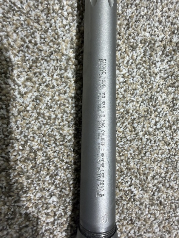 Savage 110 Bear Hunter 338 Win Mag Barrel Adjustable Accubrake