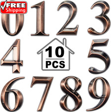 3D Mailbox Numbers 0-9 Self Adhesive 2 Inch Address Numbers Stickers Door House