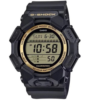Casio GShock GD010 SERIES Black Resin Watch GD010GB1A9 G2U