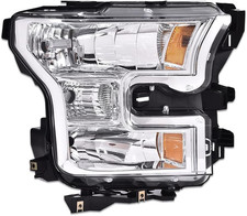 Front Headlights Headlamps Assembly Compatible with Ford F150 2015 2016 2017 Rig