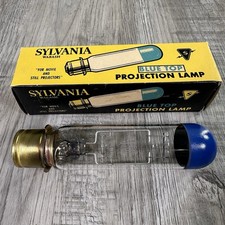 Sylvania Blue Top Projection Lamp Bulb Movie Slide Projector New Old Stock