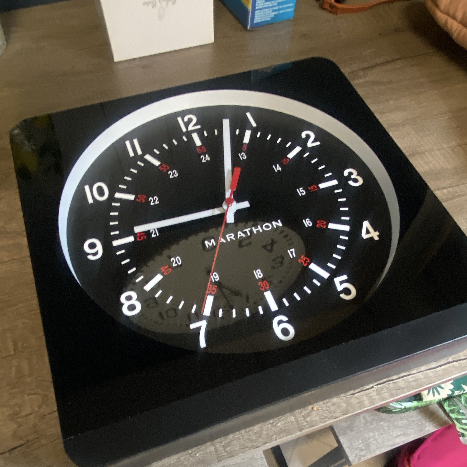 JUMBO 12 INCH ANALOG WALL CLOCK WITH AUTO BACKLIGHT
