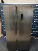HYE 505 Litre Frost Free American Fridge Freezer 92cm - Inox - Refurb C (Read)