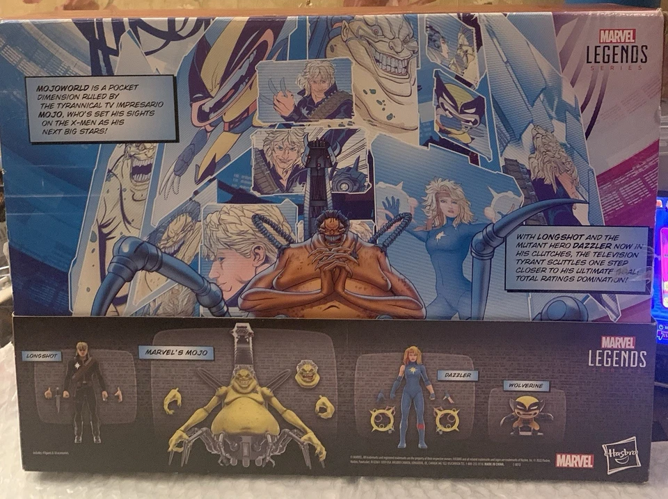Juego de caja de figuras de acción Hasbro Marvel Legends X-Men de 6 pulgadas - Paquete Mojoworld Foto 2 de 3