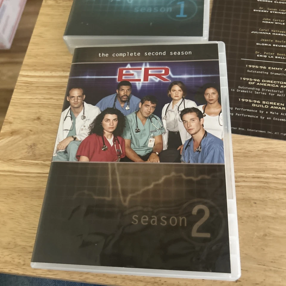 ER Seasons 1-3 1 2 3 (DVD) Authentic US Release Foto 3 de 4