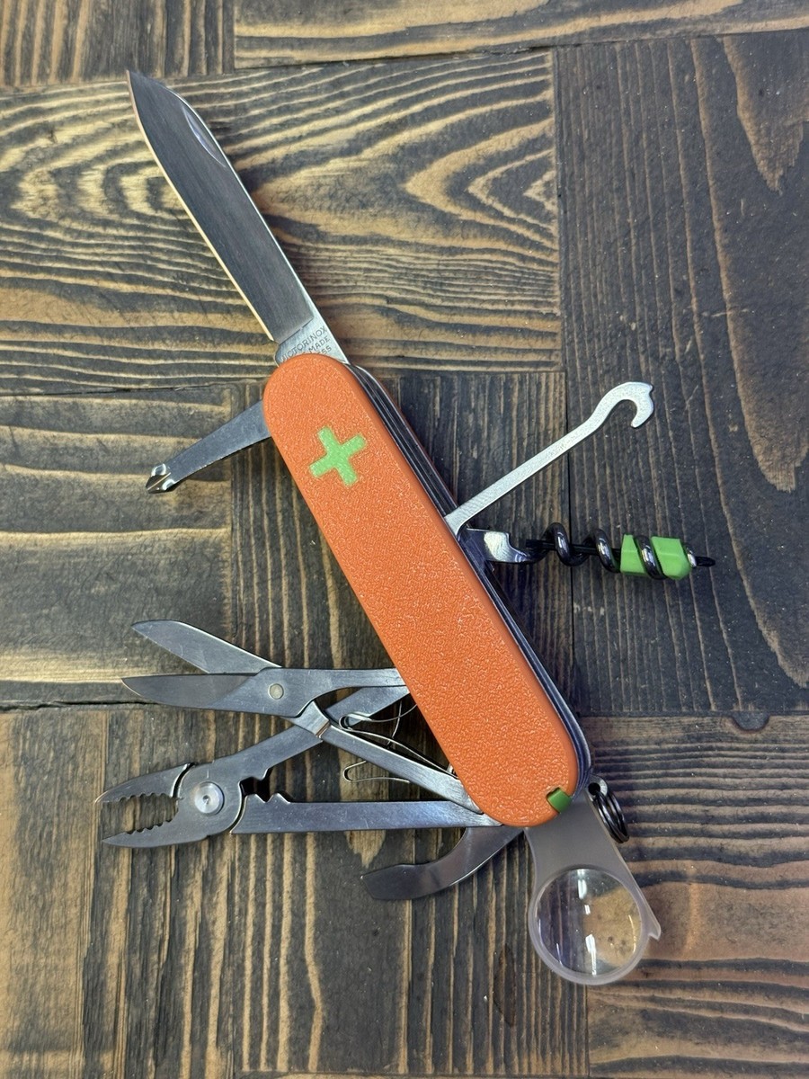Custom Victorinox Yeoman Mechanic Swiss Army Knife 3DP Orange Plus