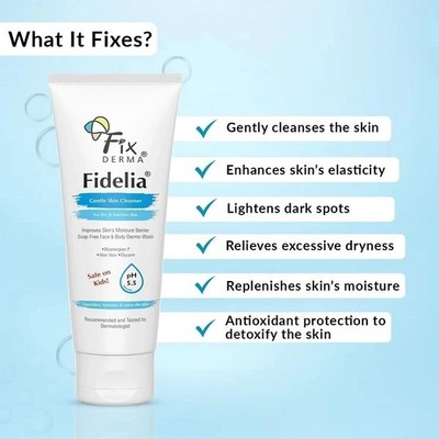 Fixderma Fidelia Gentle Skin Cleanser (100ml)
