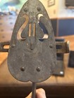 Antique Vintage Metal Ice Skates Cast Steel Size 10.5 Clip On US Hockey — photo 5