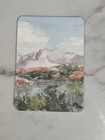 Snow Canyon 10/13 Hand Painted Watercolor On Paper. Jennifer Gubler ACEO — photo 3
