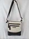 Stone Mountain Crossbody Bag Adjustable Strap & Multiple Zipper Pockets Leather