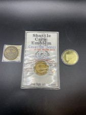 VINTAGE 1980s/90s NASA Space Shuttle Crew Emblem and other Americana items