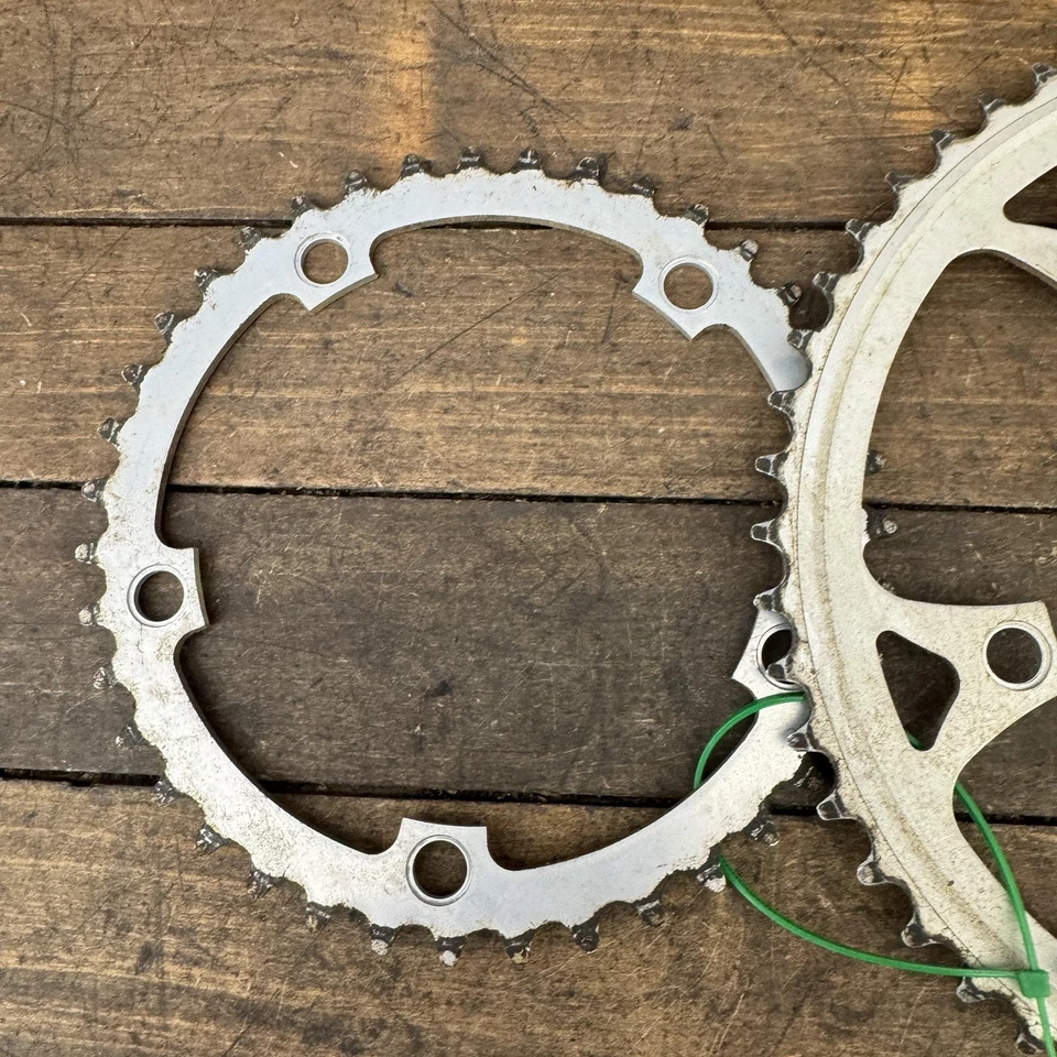 Vitage Shimano Chainring Set 53T 39T 130 BCD 5-Bolt Road Bike Alloy - Image 4 of 4