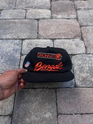 Cincinati Bengals Vintage 90s Pro One Team NFl Product Football Cap Käppis Hat S