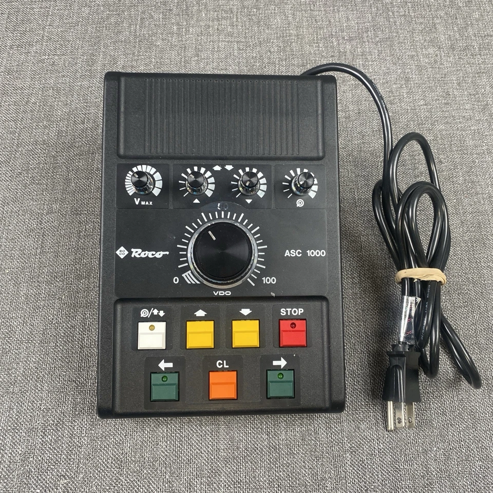 Vintage ROCO 960A Model Train Controller ASC-1000 with manual - Image 3 of 4