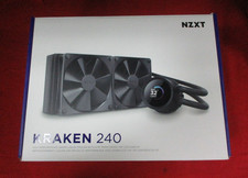 NEW NZXT KRAKEN 240 240MM LIQUID COOLER W/ 1.54" LCD DISPLAY RL-KN240-B1