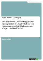 Marie-Therese Laschinger | Eine Explorative Untersuchung Zu Den HintergrüNden...