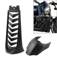 Headlight Fairing Cover & Chin Fairing Spoiler For Harley Softail Breakout Matte