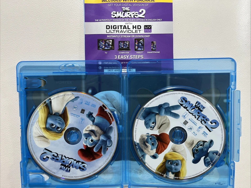 The Smurfs 2 (Blu-ray/DVD, 2013, 2-Disc Set, Canadian) - Image 3 of 3