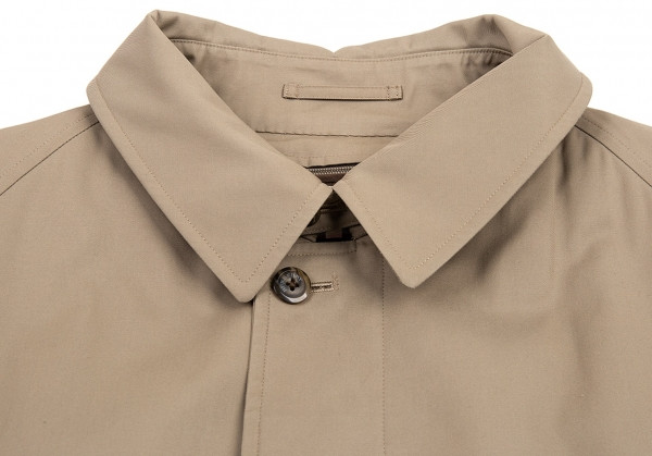 BURBERRY LONDON Back Plaids Stand Fall Collar Coat Size 42(K