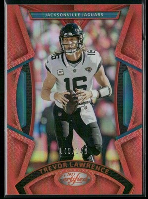 2023 Panini Certified #70 Trevor Lawrence Mirror Orange