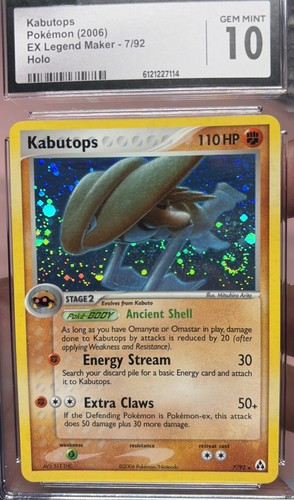 Kabutops graded CGC 10 for sale on eBay