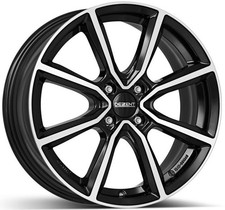 4x Alufelgen DEZENT TN dark Black/polished 5,5x14 ET40 LK4 100 14 Zoll Felgen Al