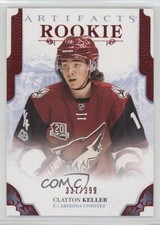 2017-18 Upper Deck Artifacts Rookies Ruby 337/399 Clayton Keller #179 0c3
