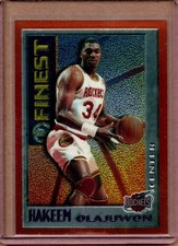 1995-96 FINEST HAKEEM OLAJUWON MYSTERY FINEST #M21  (NM/MT)