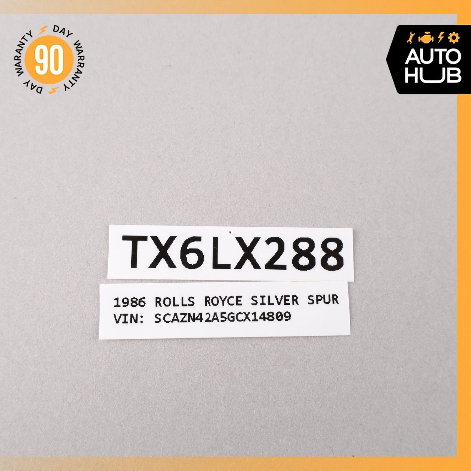 Rolls-Royce Silver Spirit 1983-1989 Hazard switch