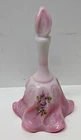 VTG Fenton Art Glass Rosalene Historical Collection Hand Painted Bell LE LTD