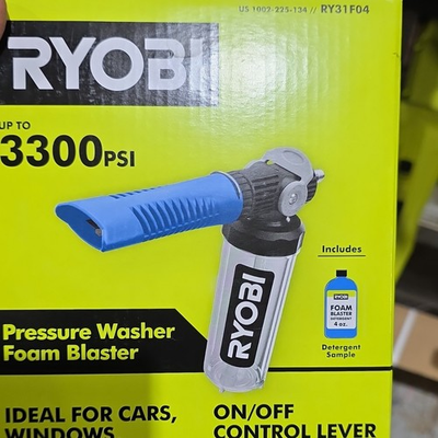 #ad Ryobi RY31F04 Foam Blaster for Cold Water Pressure Washer 4oz Plastic $32.99