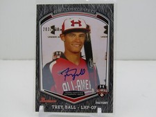 TREY BALL 2012 BOWMAN UNDER ARMOUR NATIONAL TEAM AUTOGRAPH! #203/220!
