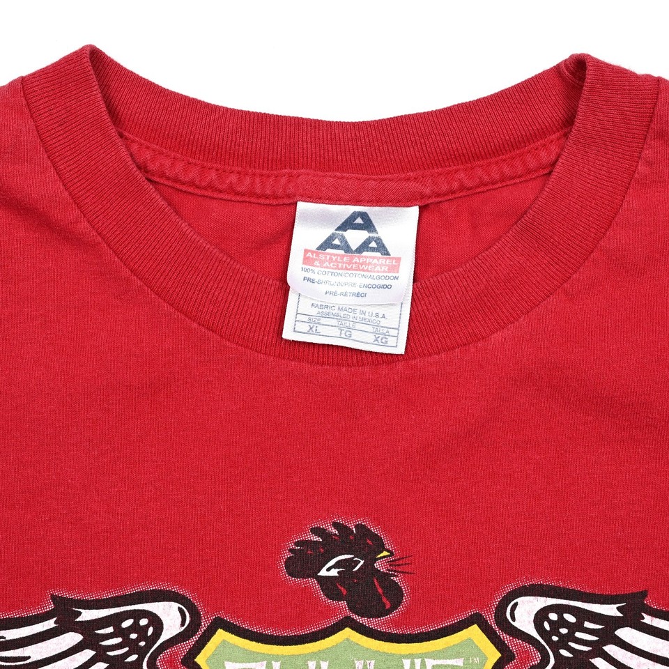 Vintage Chuy's Chicken Ranch Tee T-Shirt XL Alstyle Apparel Y2K Austin ...