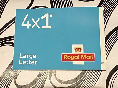 Royal Mail First Class Briefmarken 4x1. Klasse Briefmarken