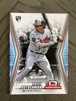 2) Lot 2023 Topps International Trading Card Day Adley Rutschman