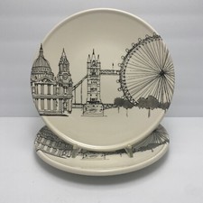 Royal Stafford City Scenes Coupe Salad Plates...