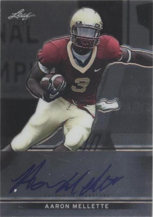 2013 Leaf Metal Draft Aaron Mellette #BA-AM2 - 1 of 2