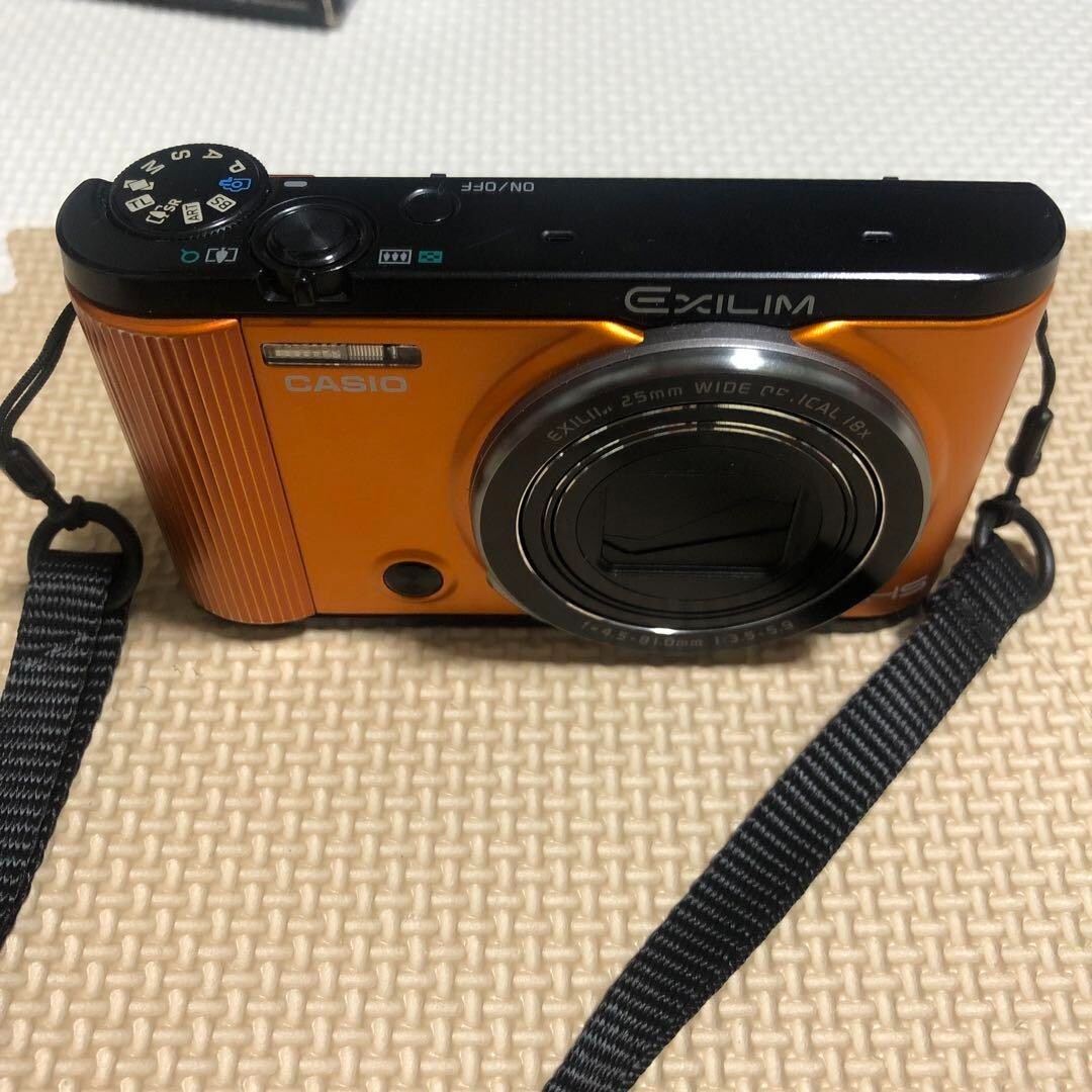 Casio EXILIM EX-ZR1600 Digital Camera 16.1MP 18x Zoom Orange w/Box