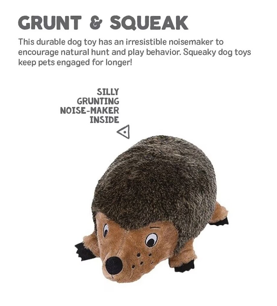 Outward Hound Dog Toy Chew Squeakerz Plush, Invincibles, Durablez (Choose Toy)