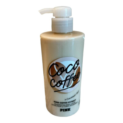 VICTORIAS SECRET PINK COCO COFFEE mit KOKOSÖL BELEBENDE KÖRPERLOTION 414ml