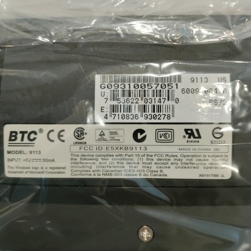 Tastiera multimediale BTC 9113 PS/2 compatibile Millennium nera - Foto 8 di 15