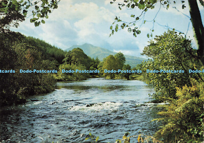 D189439 Gwynedd. Moel Siabod und der Fluss Llugwy bei Capel Curig. J. Arthur Di