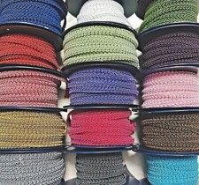 2 m Posamentenborte 10 mm 1,50 €/m edel gearbeitet Posamenten Borte 16 Farben