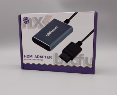 Bitfunx 720p HDMI Adapter für den Nintendo SNES, SFC, N64 und GameCube
