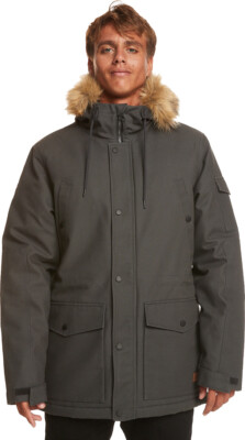 QUIKSILVER Übergangs Jacke Streetwear LONG TRIP Jacke 2024 tarmac Winterjacke