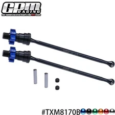 GPM Carbon Steel F/R Driveshaft &7075 Alu Hex TRAXXAS 1/5 X-Maxx 8S Funco Sand