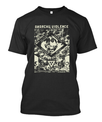 ミュージシャン G.I.S.M. ANARCHY VIOLENCE Tshirt black Best Listing Gism - Anarchy Violence Classic MAN WOMAN T-Shirt