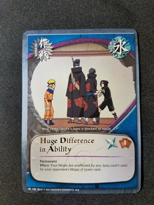 Naruto CCG Huge difference in ability 182
