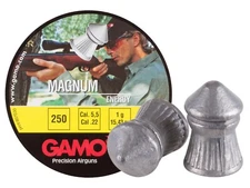 GAMO 250 Count PRO MAGNUM Pointed 5.5mm .22 Caliber Pellets Hunting Target